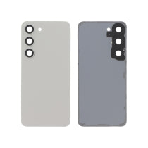 Vitre Arrière Crème Galaxy S23 (S911) - Sans Logo