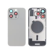 Vitre Arrière Titane Naturel iPhone 16 Pro - Sans Logo