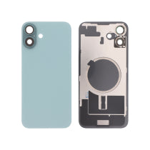 Vitre Arrière Sarcelle iPhone 16+ - Sans Logo