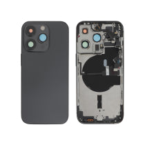 Vitre Arrière Complete Noir Sidéral iPhone 14 Pro - Sans Logo