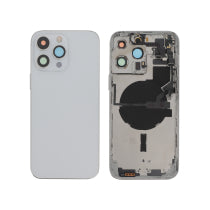 Vitre Arrière Complete Argent iPhone 14 Pro Max - Sans Logo