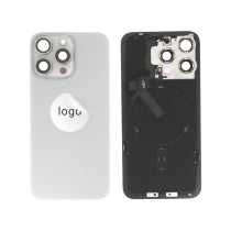 Vitre Arrière Complète Titane Naturel iPhone 15 Pro Max