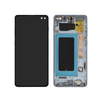 Ecran Complet Bleu Galaxy S10+ (G975) - G975F - Avec Châssis