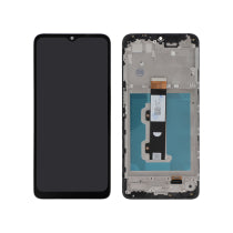 Ecran Complet Noir Moto E22 - Avec Châssis