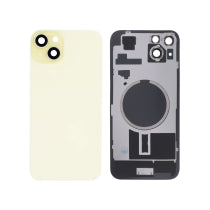 Vitre Arrière Jaune iPhone 15+ - Sans Logo