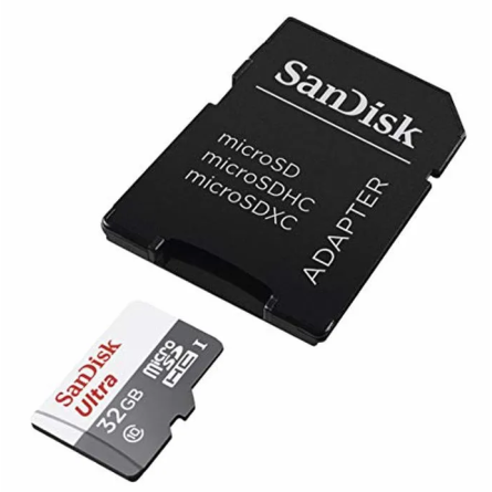 Carte MicroSDHC SanDisk Ultra 32 GB 100 Mb/s UHS-I avec Adaptateur SD