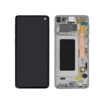 Ecran Complet Blanc Galaxy S10 (G973) - G973F