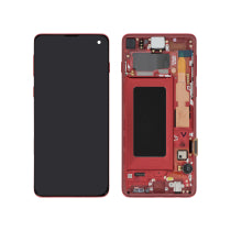 Ecran Complet Rouge Galaxy S10 (G973) - G973F