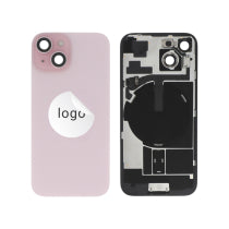 Vitre Arrière Complète Rose iPhone 15