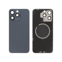 Vitre Arrière Titane Bleu iPhone 15 Pro Max - Sans Logo