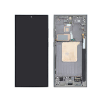 Ecran Complet Titane Noir Galaxy S24 Ultra (S928) - Avec Châssis