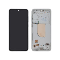 Ecran Complet Blanc Galaxy S23 FE - S711B - Avec Châssis