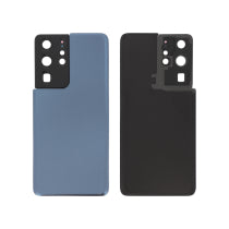 Vitre Arrière Bleu Nuit 5g Galaxy S21 Ultra - G998B - Sans Logo