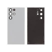 Vitre Arrière Blanche Galaxy S22 Ultra (S908) - Sans Logo