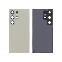 Vitre Arrière Titane Jaune Galaxy S24 Ultra (S928) - Sans Logo