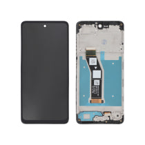 Ecran Complet Noir Moto G04/G04S (avec Châssis) (relife) G04 - Avec Châssis - ReLife