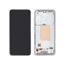 Ecran Complet Argent Galaxy S24 FE - S721B - Avec Châssis