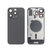 Vitre Arrière Titane Noire iPhone 16 Pro - Sans Logo