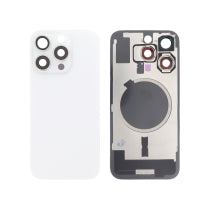 Vitre Arrière Titane Blanche iPhone 16 Pro - Sans Logo