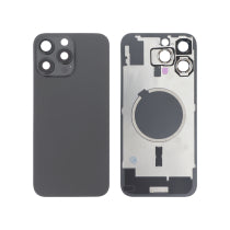 Vitre Arrière Titane Noire iPhone 16 Pro Max - Sans Logo