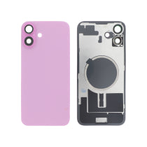 Vitre Arrière Rose iPhone 16+ - Sans Logo