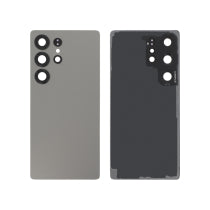 Vitre Arrière Titane Blanc Argenté Galaxy S25 Ultra - S938B - Sans Logo