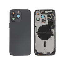 Vitre Arrière Complete Noir Sidéral iPhone 14 Pro Max - Sans Logo