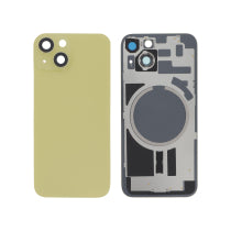 Vitre Arrière Complète Jaune iPhone 14 - Sans Logo