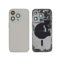 Vitre Arrière Complete Or iPhone 14 Pro - Sans Logo