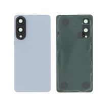Vitre Arrière Bleu Titane + Lentille Caméra Edge Galaxy S25 - S937B - Sans Logo