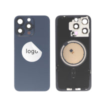 Vitre Arrière Titane Bleu iPhone 15 Pro Max