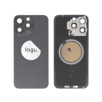 Vitre Arrière Titane Noir iPhone 15 Pro Max