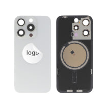 Vitre Arrière Titane Blanc iPhone 15 Pro