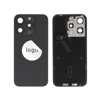 Vitre Arrière Complète Titane Noir iPhone 15 Pro