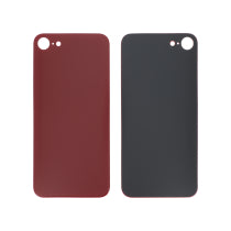 Vitre Arrière Rouge Iphone 8/SE2 (large Hole) (sans Logo) iPhone 8 - Sans Logo