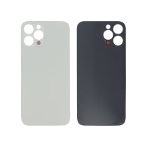 Vitre Arrière Argent iPhone 12 Pro Max - Sans Logo