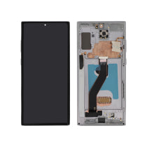 Ecran Complet Argent OLED Galaxy Note 10+ (N975F/N976B) - Avec Châssis