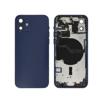Vitre Arrière Complète Bleue iPhone 12 - Sans Logo
