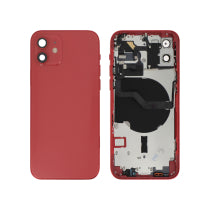 Vitre Arrière Complète Rouge iPhone 12 - Sans Logo