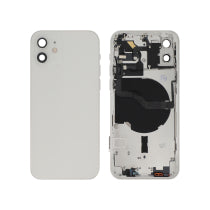 Vitre Arrière Complète Blanche iPhone 12 - Sans Logo