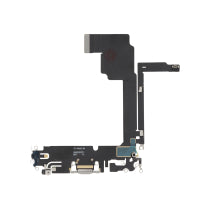 Connecteur de Charge Titane Blanc iPhone 15 Pro Max - ReLife