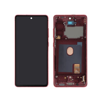 Ecran Complet Rouge 4g/5g Galaxy S20 FE - Avec Châssis