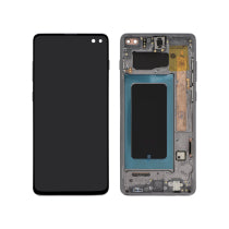Ecran Complet Noir Galaxy S10+ (G975) - G975F - Avec Châssis