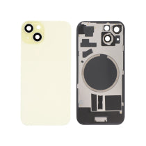 Vitre Arrière Jaune iPhone 15 - Sans Logo