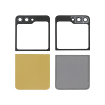 Vitre Arrière Complète Jaune Galaxy Z Flip5 (F731) - Sans Logo