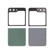 Vitre Arrière Complète Verte Galaxy Z Flip5 (F731) - Sans Logo