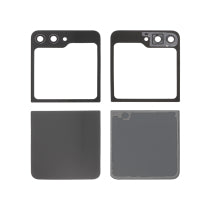 Vitre Arrière Complète Graphite Galaxy Z Flip5 (F731) - Sans Logo
