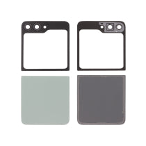 Vitre Arrière Complète Menthe Galaxy Z Flip5 (F731) - Sans Logo
