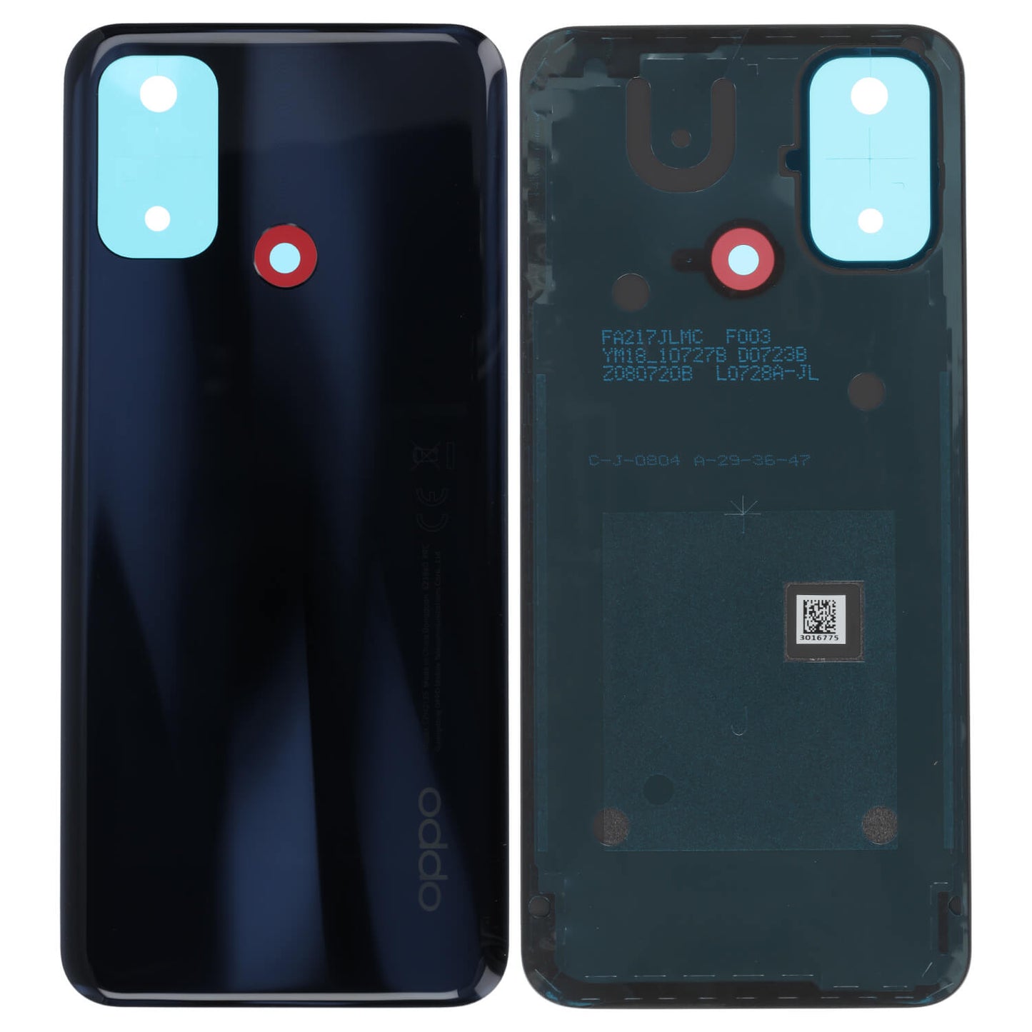 OPPO A53 / A53s - Cache arrière - Noir