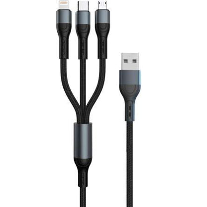 Câble Data 3 en 1 PAVAREAL 120W 1.2M - Vue principale